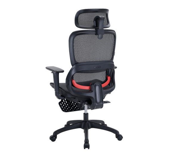 Sihoo B100 Mesh czarny z podnóżkiem - 1605506 - zdjęcie 3